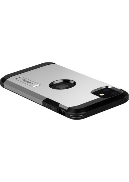 Apple iPhone 11 Kılıf Tough Armor Satin Silver - 076CS27191