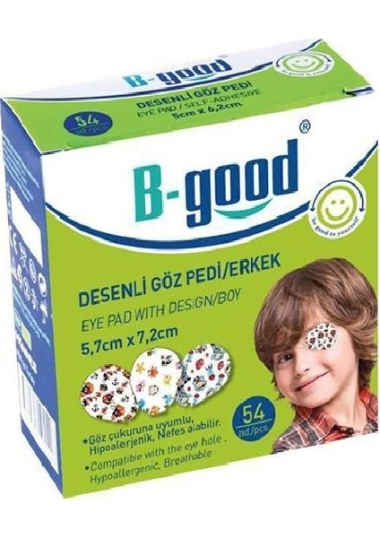 Desenli Göz Pedi 24'lü