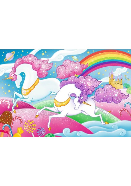 Puzzle Galloping Unicorns Trefl 160 Parça Puzzle