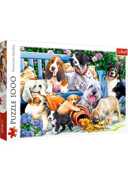 Puzzle Dog In The Garden 1000 Parça Puzzle