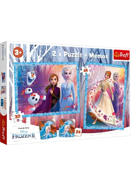 Puzzle Frozen 2 A Mysterious Land 2 In 1 Puzzle (30+48 Parça)