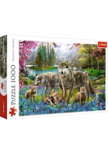 Art Puzzle Lupine Famıly 1000 Parça Unisex Çocuk Puzzle