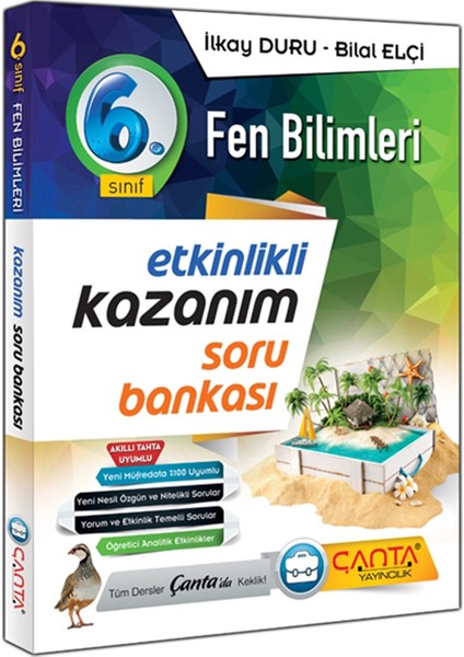 6. Sınıf Fen Bilimleri Etkinlikli Kazanım Soru Bankası