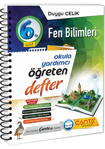 Çanta Yayınları 6. Sınıf Fen Bilimleri Öğreten Defter