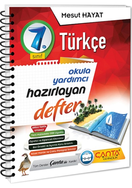 7. Sınıf Türkçe Hazırlayan Defter