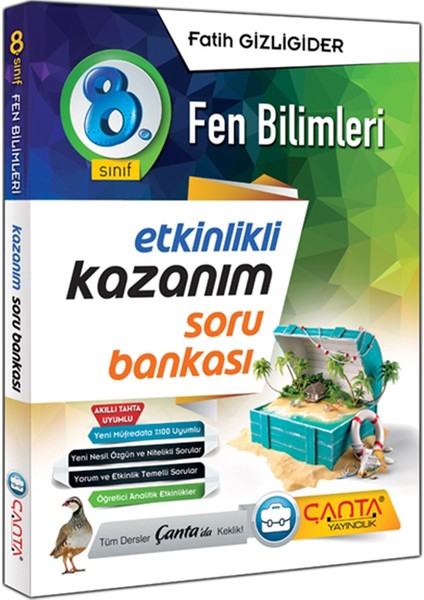 8. Sınıf Fen Bilimleri Etkinlikli Kazanım Soru Bankası