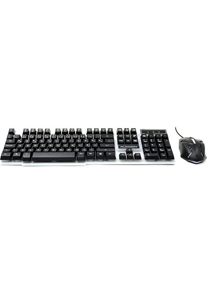 K-800 Işıklı Oyuncu Klavye Mouse Seti