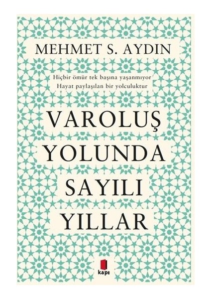 Varoluş Yolunda Sayılı Yıllar - Mehmet S. Aydın