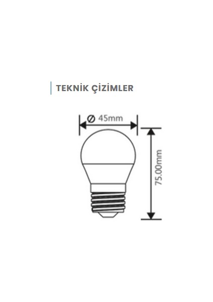 5 W E-27 Duy 3000 K Gunışığı Işık Mini LED Ampul - BA11-0520