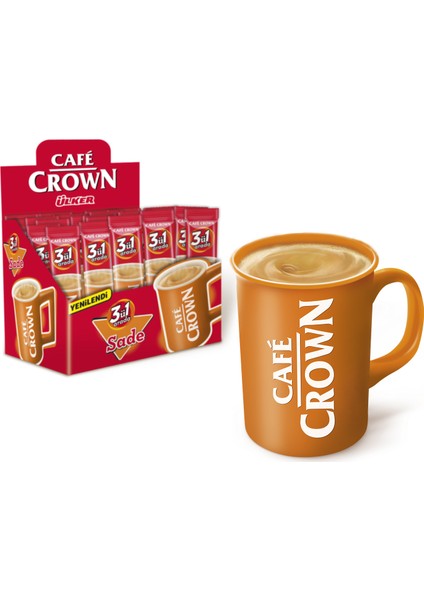 Cafe Crown 40’lı 3’ü 1 Arada Sade Paketi