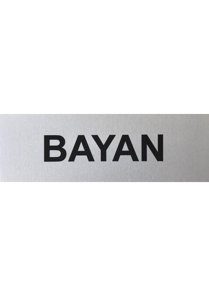 Se -Dizayn Bayan Kapı Tabelası Duvar Yönlendirme Levhası 15cm X 5 cm
