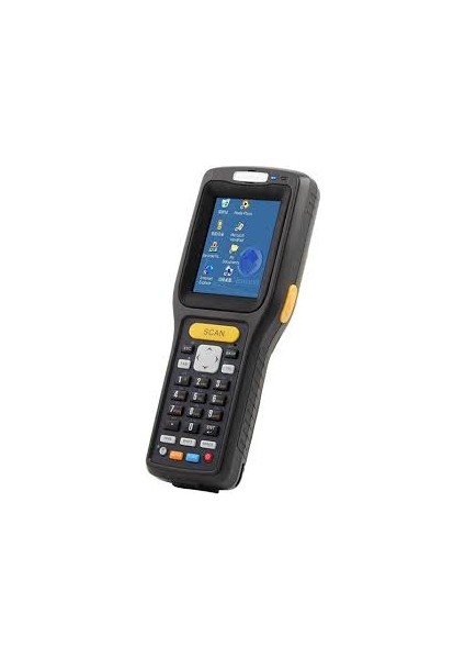 PT3050 2.8 LCD Wifi Bluetooth Lazer Barkodlu Windows Ce 6.0 USB 2d El Terminali Barkod Okuyucu