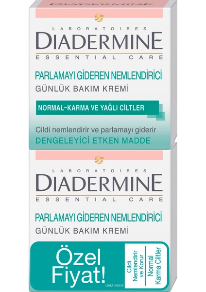 Normal ve Karma Ciltler için Ne Mlendirici Bakım Kremi 2'li 50 Ml+50 Ml