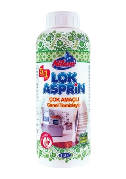 Lok Aspirin Çok Amaçlı Genel Temizleyici 1000 ml