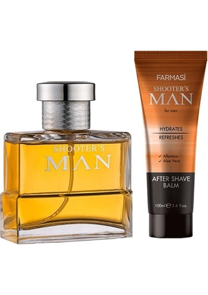 Shooter's Man Edp 100 ml + Tıraş Sonrası Losyonu 100 ml