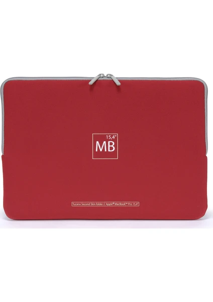 BF - N - MB154 Second Skin Apple 15.4" Laptop Kılıfı - Kırmızı