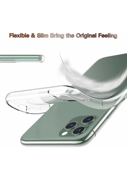 Apple iPhone 11 Pro Max Premium Şeffaf Silikon Kılıf modelleri
