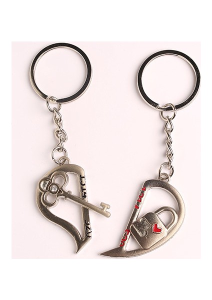 Anahtar-Kilit Tasarımlı Metal Anahtarlık fiyatları