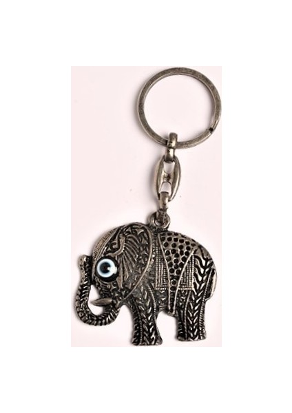 Fil Tasarımlı Metal-Çelik Anahtarlık