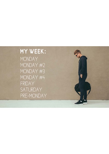 Sticker Master My Week Duvar Sticker Oto Motor Pc Etiket