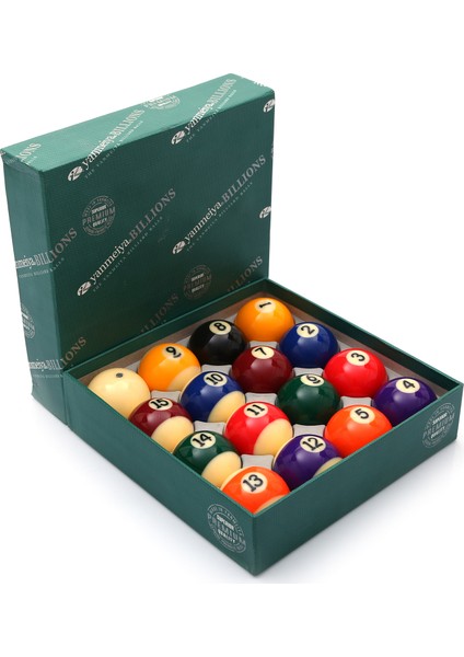 Yanmeiya Tv Fenolik Reçine Profesyonel Amerikan Bilardo Top Seti 57.2 mm