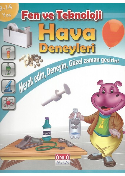 Fen ve Teknoloji - Hava Deneyleri - Deney Kitapları