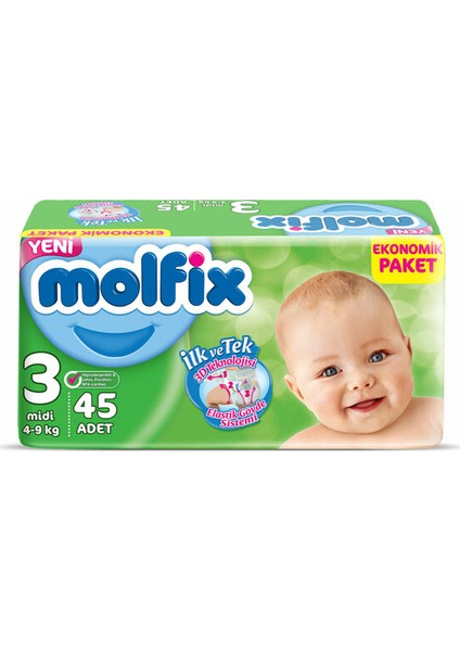 Jumbo No:3 Midi 4-9 Kg 45 Adet