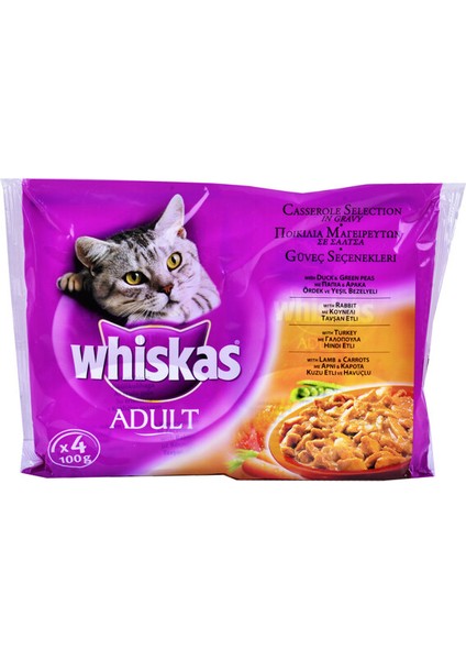 Ördek Sebze 4x100 g Kedi Maması