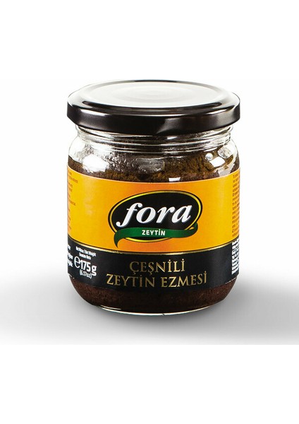 Çeşnili Siyah Zeytin Ezmesi 175 gr
