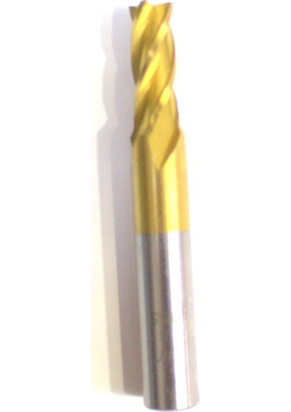 Titan Kaplı Hss Standart Freze 3 mm Şaft 6 mm
