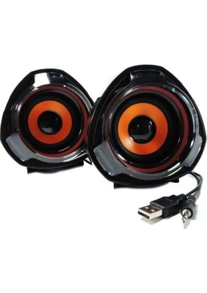 e SPV905 5W Güçlü Ses Extra Bass Hoparlör Speaker 1+1