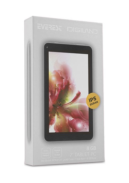 Digiland DL7006-KB 7" 8GB IPS Wi-Fi Tablet Beyaz