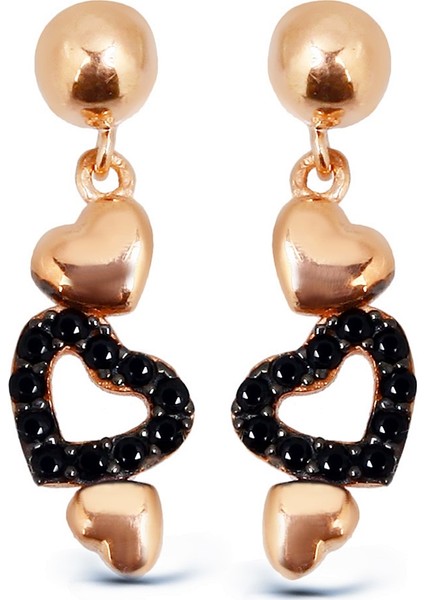 K049201 Gümüş Kalp Küpe