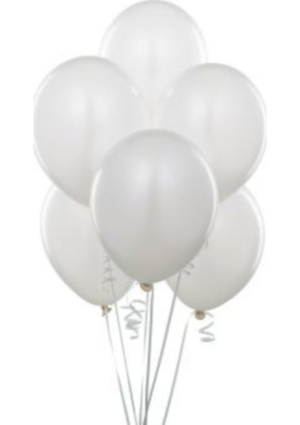 Beyaz Latex Balon (50 Adet)