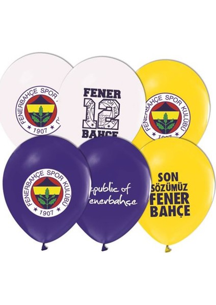 Fenerbahçe Basklı Latex Balon (100 Adet)