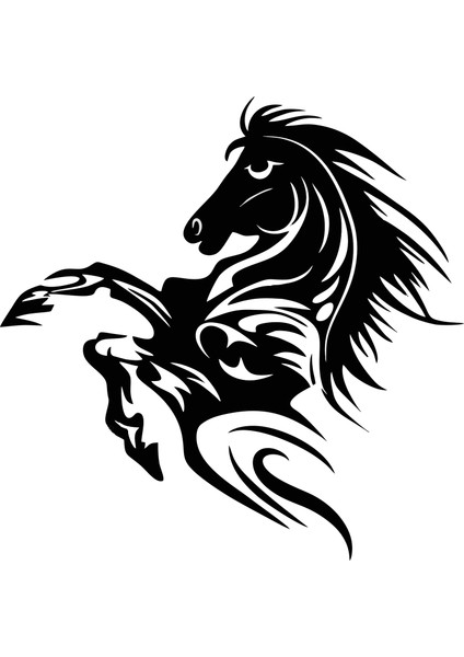 Sticker Master At Horse Sticker Etiket Oto Motor Pc Etiket