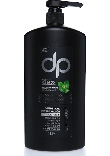 Dp Şampuan 1000 Ml Siyah Mentollü