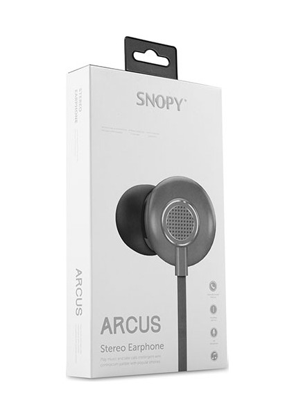SN-X03 Arcus Telefon Uyumlu Gri Kulak İçi Mikrofonlu Kulaklık fırsatları