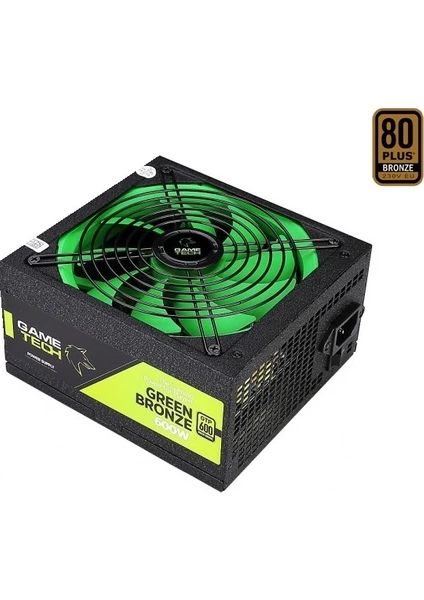 GTP-600 600W 80 Plus Bronze Power Supply PC Güç Kaynağı