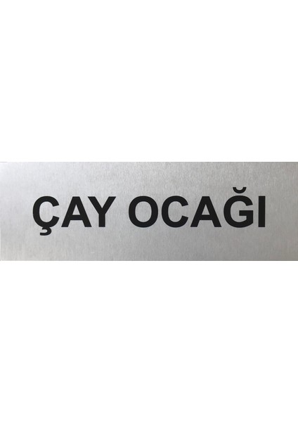Se -Dizayn Çay Ocağı Tabelası Kapı Yönlendirme Levhası 15cm X 5 cm