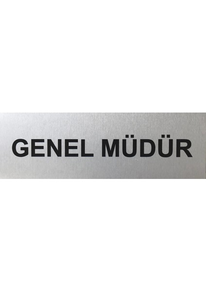 Se -Dizayn Genel Müdür Tabelası Kapı Yönlendirme Levhası 15 cm X 5 cm