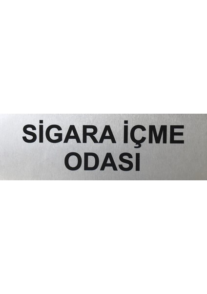 Se -Dizayn Sigara İçme Odası Tabelası Kapı Yönlendirme Levhası 15 cm X 5 cm