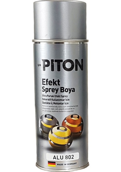 Efekt Sprey Boya - Ultra Parlak Alu 802 - 400 ml