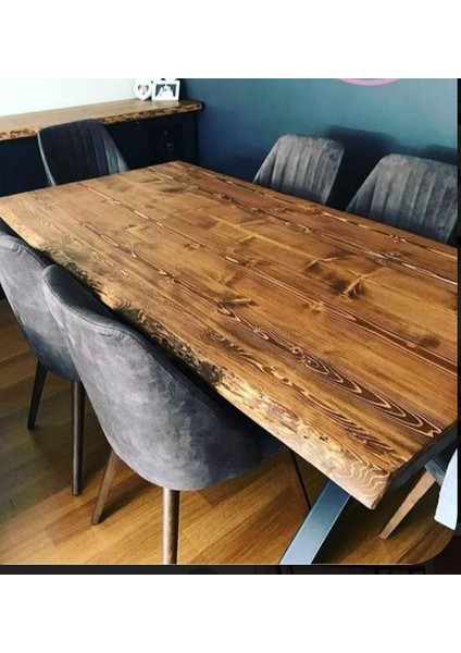 Kütük Masa Ceviz 180 x 80 cm