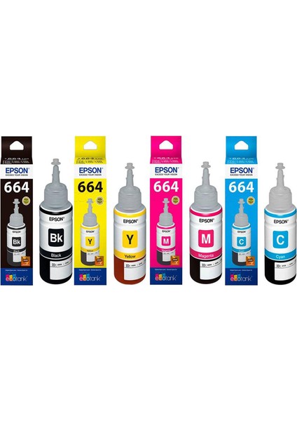 L310 Mürekkep Kartuş 4 x 70 ml - 280 ml 4 Renk