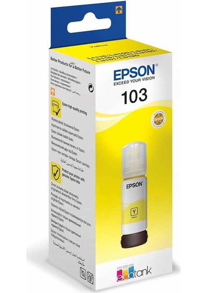Ecotank 103 Mürekkep Sarı