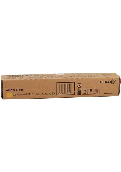 7120/7125/7220/7225 Toner 15.000 Sayfa Sarı