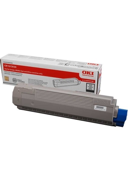 C810 8000 Sayfa Toner Siyah