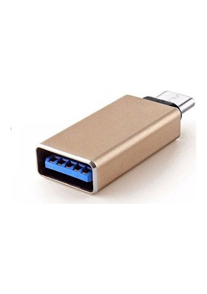 Type-C To USB 3.1 Otg - Gold