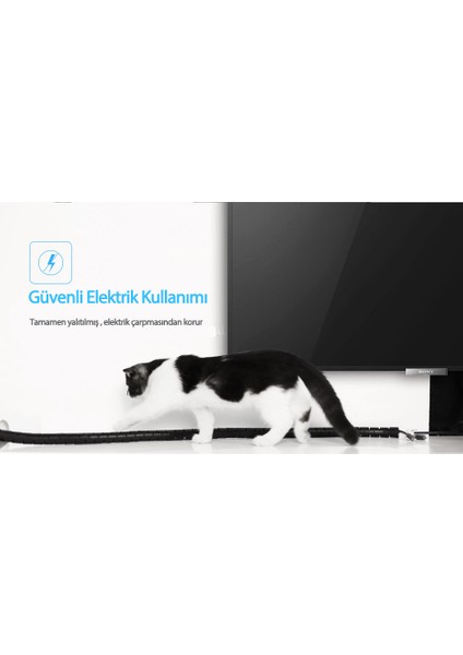 Kablo Koruyucu ve Düzenleyici Spiral 1.5 Metre fırsatları